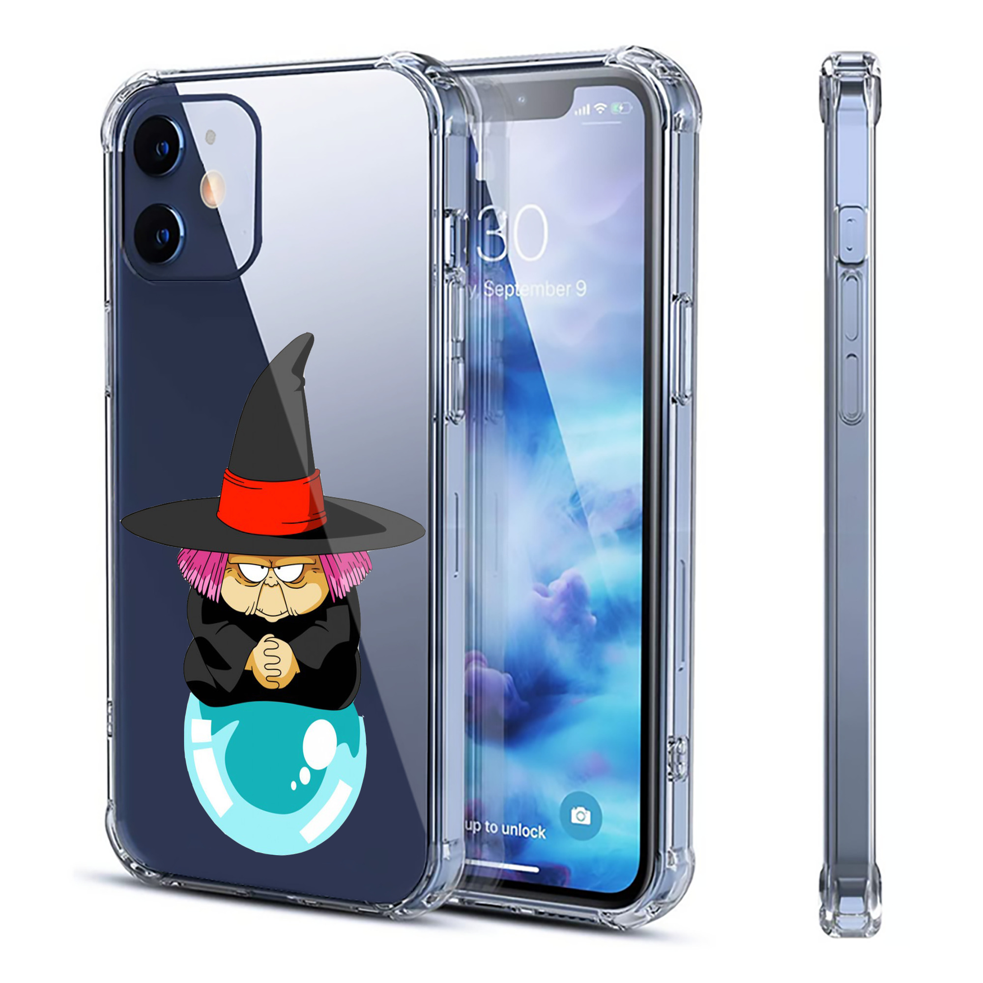 （画像用） ドラゴンボール DRAGON BALL 【iPhone 12シリーズ対応】透明スマホケース（クリアソフトケース）